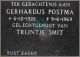 Grafsteen Gerhardus Postma