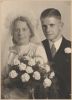 huwelijksfoto Meulen van der Sieberen Jacob (1916-1986) & Salomon,  josephina bendedicta (1917-1990)